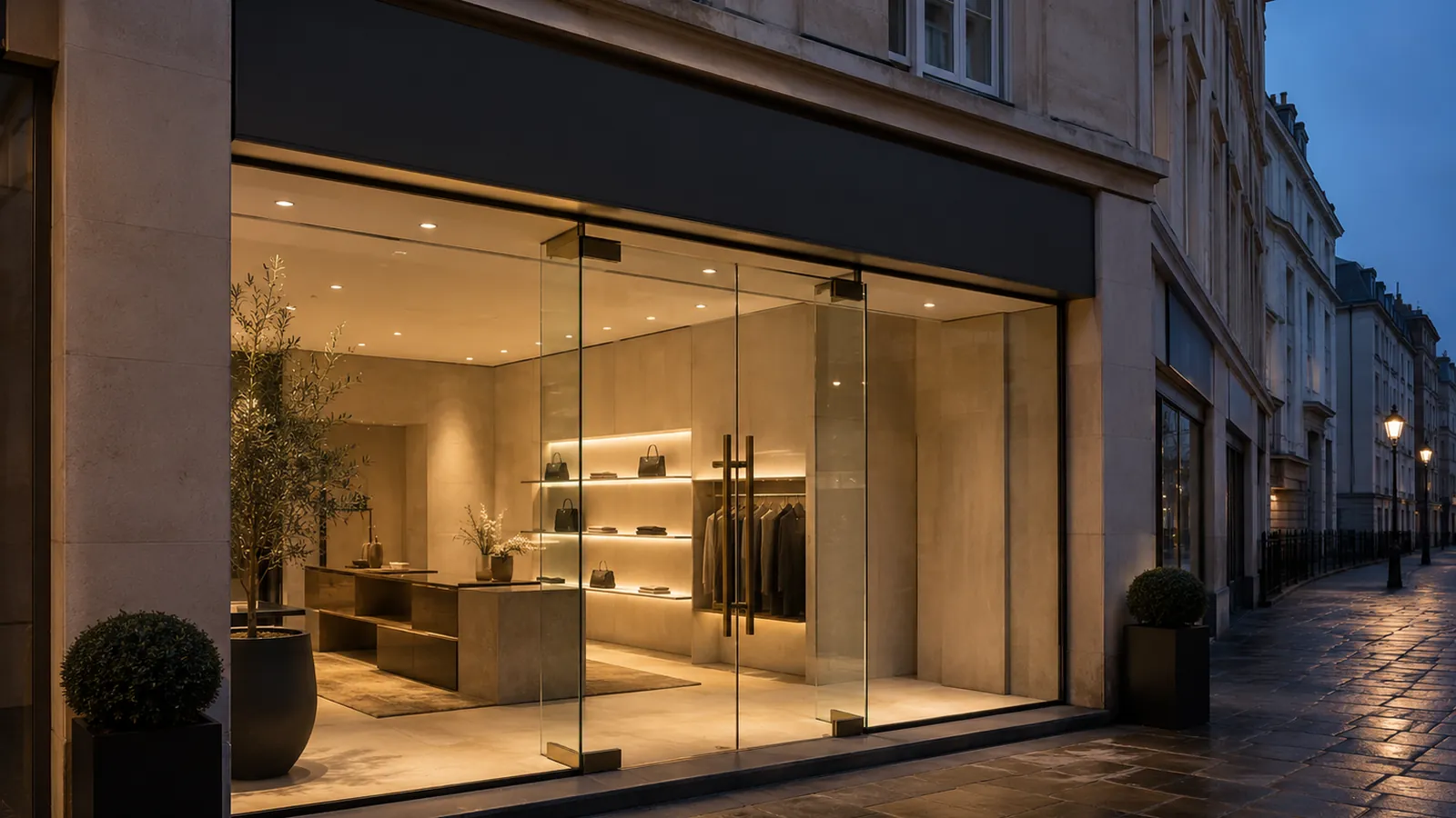 Shopfront Specialists - illustrative image of a finished commercial frontage