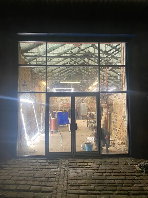 Aluminium shopfront - completed one of our jobs
