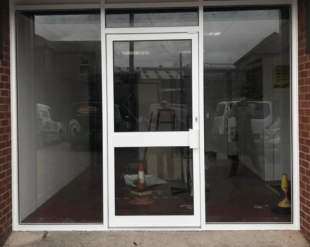 Completed commercial shopfront installation by Shopfront Specialists